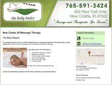 Tablet Screenshot of massagetherapynewcastlein.com
